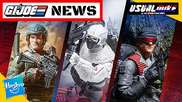 G.I JOE ACTION FIGURE NEWS OFFICIAL REVEALS GRUNT, LOWLIGHT & COBRA SNOW SERPENTS!!!