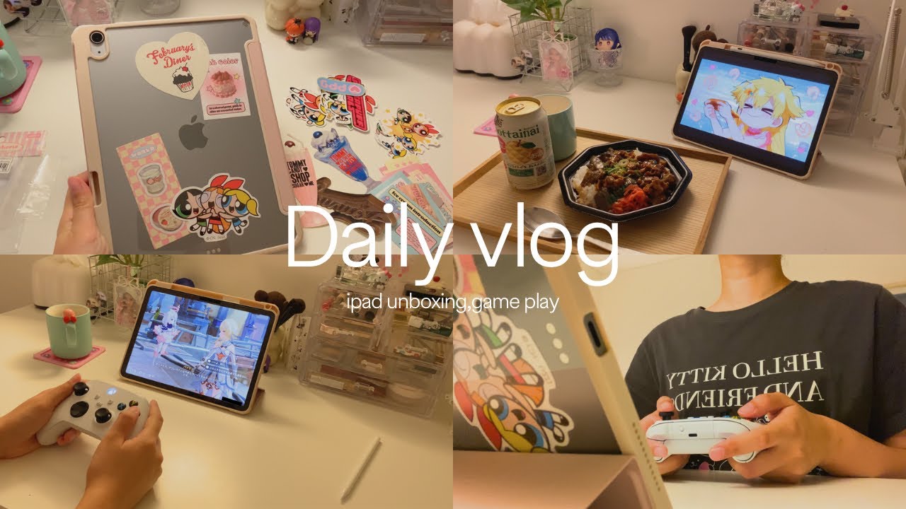 iPadを購入したオタクの1日🪄大画面でやる原神は最高だった🎮