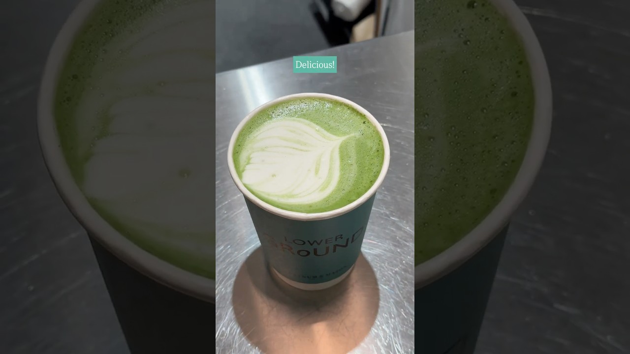 Matcha Latte at Fortnum & Mason