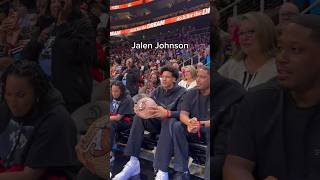 🤩 Celebrities at Atlanta Dream vs Indiana Fever | WNBA women's basketball NBA Angel Reese #shorts