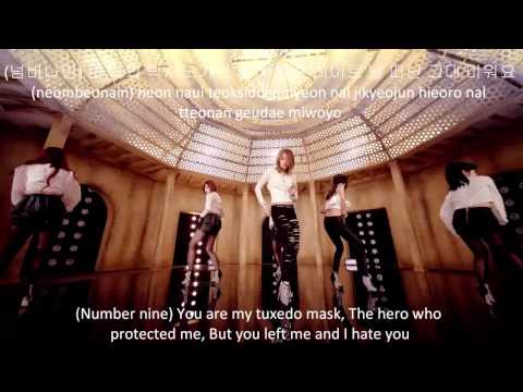 T-ara- No. 9 (Number 9) [English Sub + Hangul + Romanization]