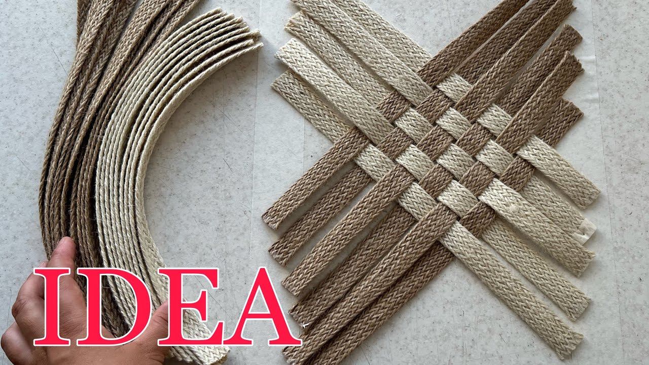 НЕОБЫЧНЫЙ ВИД ПЛЕТЕНИЯ 😍 | ИДЕЯ КОРЗИНЫ ДЛЯ ХРАНЕНИЯ