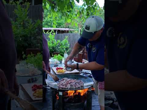 🔥 BAKONYI SERTÉSTOKÁNY VASTÁRCSÁN 🤤🔥 #bakonyisertéstokány #magyarosrecept
