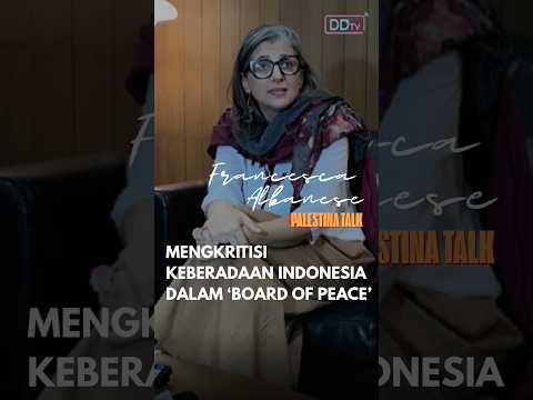 Francesca Albanese Criticizes Indonesia's Presence on the Board of Peace #PalestineTalk
