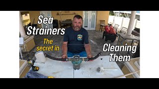 How to CLEAN a A/C Sea Strainers - The Secret to Cleaning STRAINERS Explained (DIY)