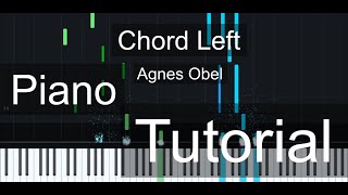 Agnes Obel - Chord Left | Piano Tutorial