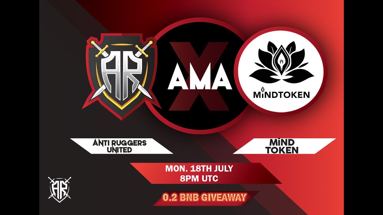 Anti Ruggers United AMA with Mind Token - 7.18.2022 - Awesome devs and Unique Healthcare Ideas!