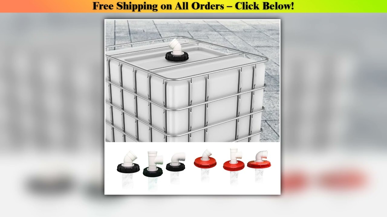 163mm/245mm IBC Lid Filter For Rainwater Tank IBC Plastic Filter Cover With Filter Net IBC Tank