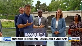 $2.1M in federal funds to help build sea lamprey barrier in Grand Rapids