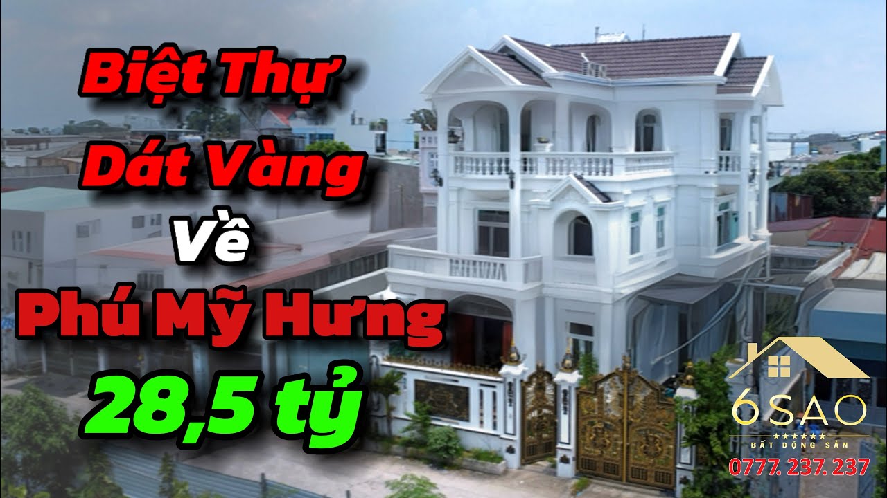 Chị Chủ Xinh Đẹp Bán Biệt Thự Tân Cổ Điển Dát Vàng chuyển về Phú Mỹ Hưng | BDS 6 Sao