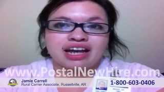 Jamie Carrell - New CCA at the Dover, AR Post Office with Help from Postal Career Placement