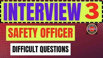 HSE officer interview questions and answers | safety officer interview  #safetyfirstlife #hse