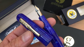 Conklin All American Fountain Pen with Omniflex Nib - Unboxing and Writing Sample