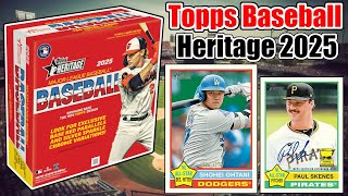 佐々木朗希の直筆サイン封入！】2025 Topps Heritage Baseball Mega