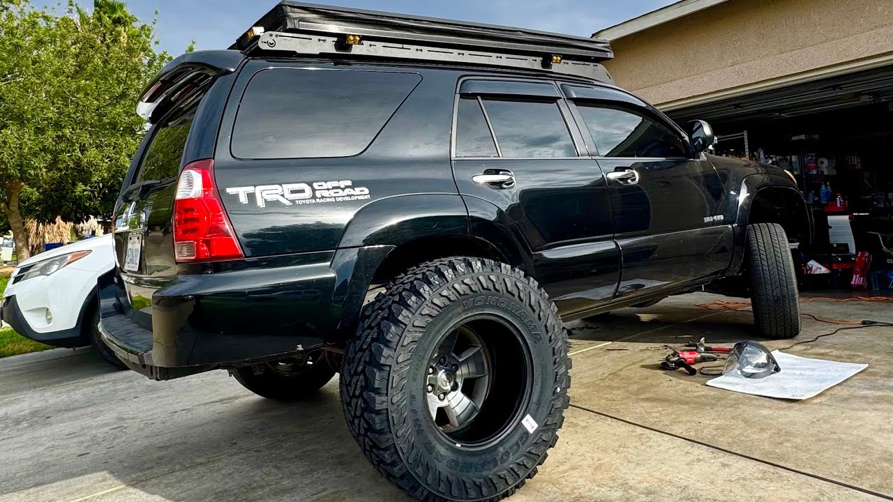 Подготовка к установке 35-дюймовых колес на моем 4Runner 4-го поколения | Подрезка крыльев, сварк...