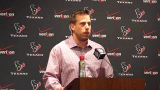 Case Keenum interview after first home game as Starter for the Texans