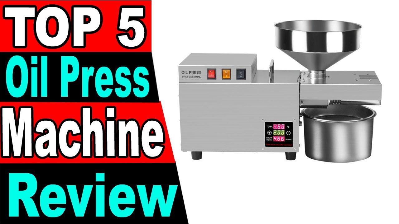 TOP 5 Best Oil Press Machine Review 2023 YouTube