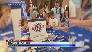 Operation Homefront provides backpacks to military families