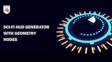 SCI-FI HUD Generator With Geometry Nodes (BLENDER TUTORIAL)