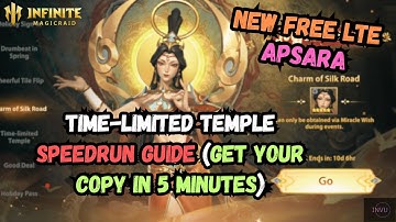 Infinite Magicraid (IMR): GUIDE to Time-Limited Space Temple | Get your FREE copy of Apasara (LTE)