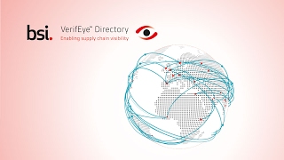 BSI VerifEye™ Directory: Enabling Supply Chain Visibility
