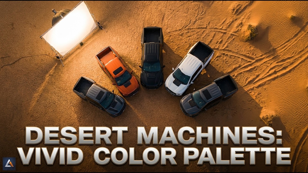 Desert Machines — Colour Range — AI Video preview
