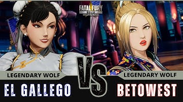 FF:CotW 🐺 EL GALLEGO (Chun-Li) vs BETOWEST (Mai Shiranui)⭐Replay Match - FATAL FURY: CotW - 11/25