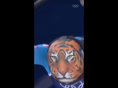 Enter the tiger! 🐯 Brignone prowls the slopes ⛷️ #MilanoCortina2026