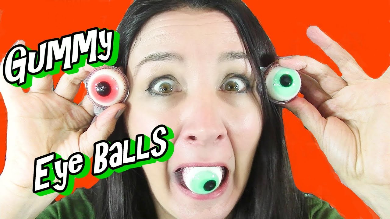 German Trolli Gummi Eyeball Taste Test YouTube