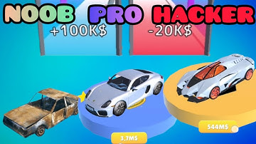 NOOB vs PRO vs HACKER in Get the Supercar 3D