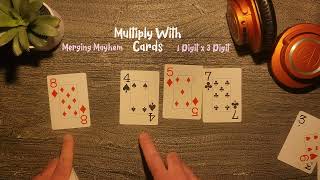 Merging Mayhem | 1 Digit x 3 Digit Multiplications | Live Cards Edition #maths #learning #new