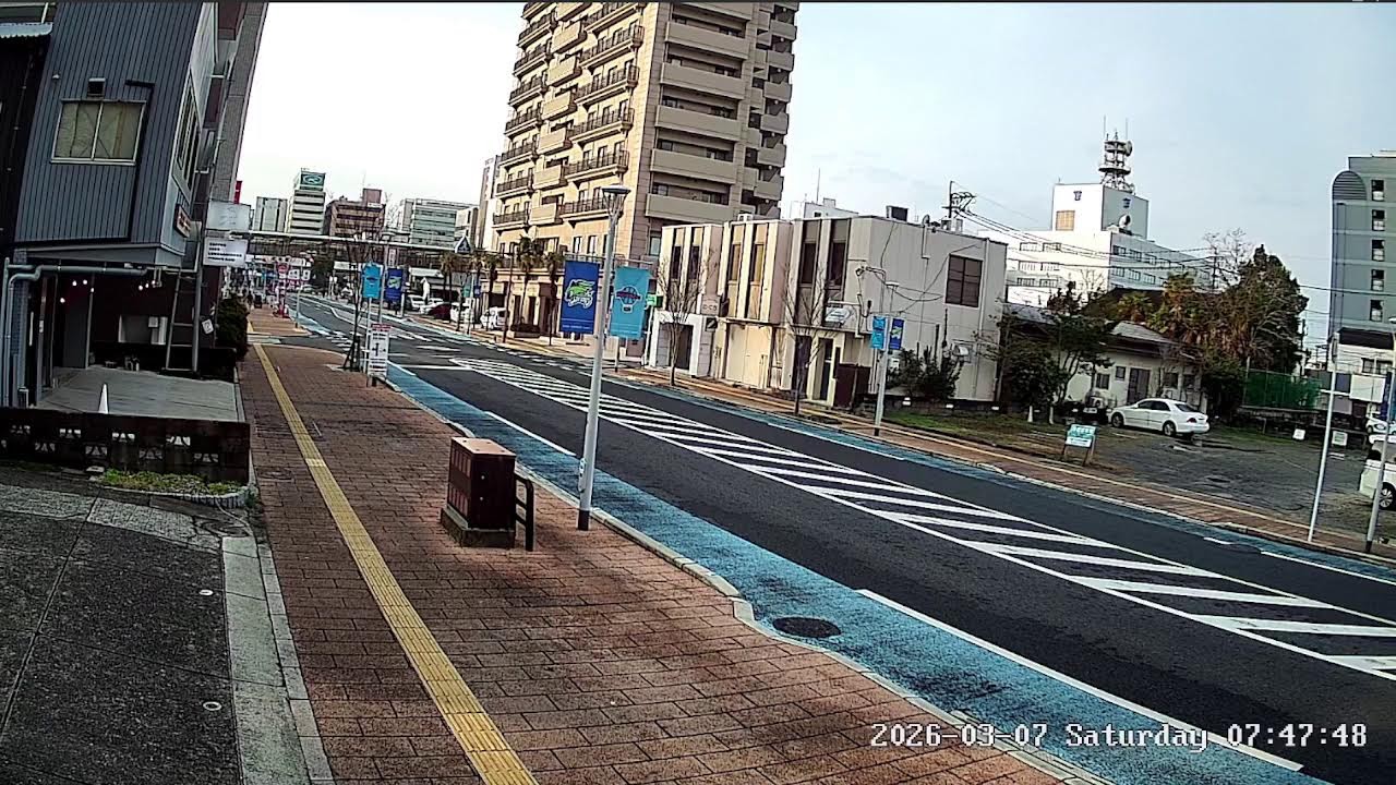 佐賀県佐賀市JR佐賀駅北口通りライブカメラ Saga Sagashi Live camera.world.cam