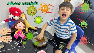 Olamaz Her Yerde Mi̇kroplar Var Poyraz Hemen Mi̇krop Deneyi̇ Yapmaliyiz