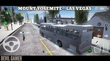 MOUNT YOSEMITE To LAS VEGAS | Bus Simulator Max | Android Gameplay |