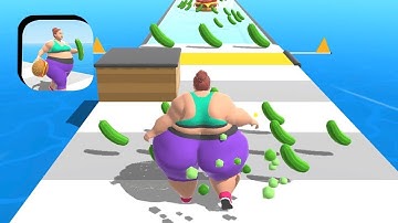 Fat 2 Fit 🌭🤷‍♀️🍆 All Levels Walkthrough Mobile Gameplay iOS,Android Alltrailer Game New Max Level