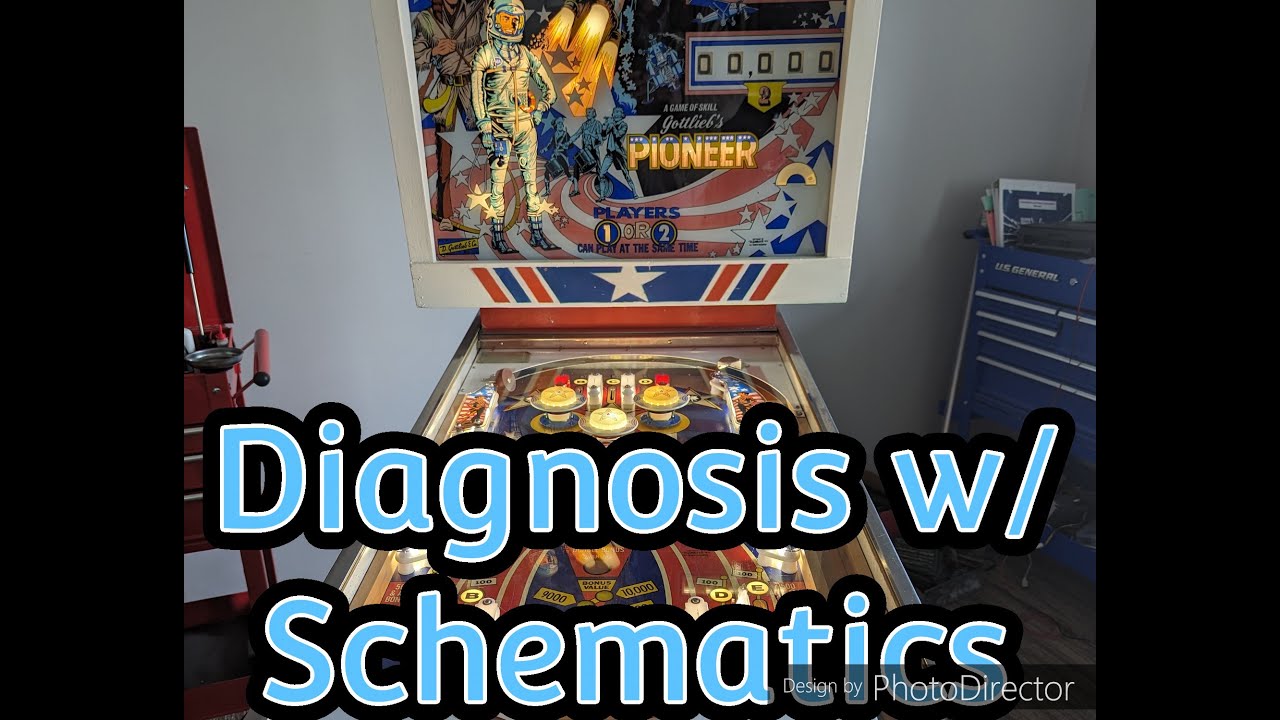 Detailed diagnostics and repair using schematics on this Pioneer