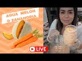 🔴EN VIVO Agua Fresca 🥤🧊 de Melon &amp; Zanahoria🥕🍈