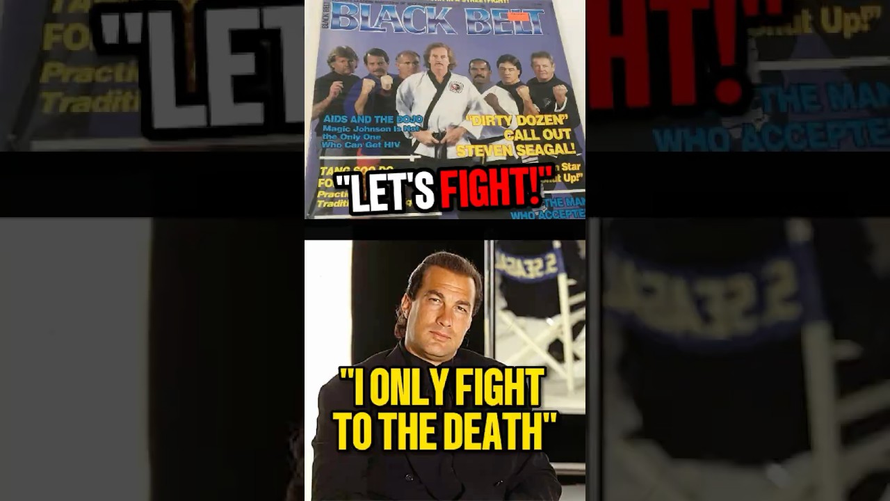 Steven Seagal challenged to a DEATH MATCH!