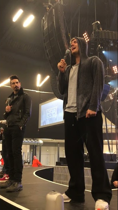 Nick Carter - i need you tonight (soundcheck @ Forum CPH)