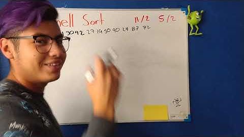 Método de ordenamiento Shell Sort