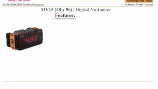 SELEC DIGITAL PANEL METER MV15 DIGITAL PANEL METER