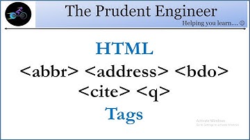 #8|| How to add Quotation, Abbreviation,address, citation, bdo in HTML|| Web Development tutorial ||