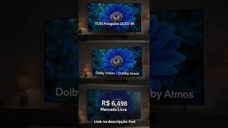 TV TCL 85" QLED 4K por R$6.498- Cinema em casa
