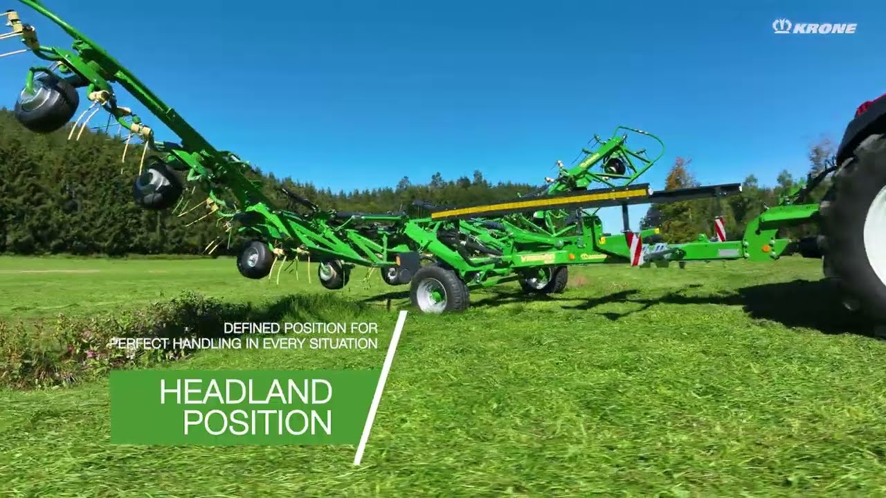 KRONE Vendro C 1120 - trailed rotary tedder with 11.20 m working width