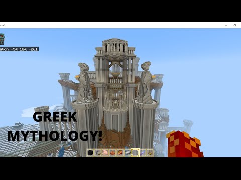 Playing the Greek Mythology Mash-Up pack-Going to the Nether!