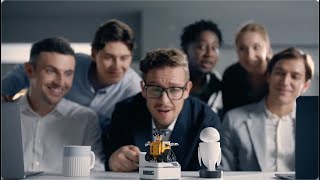 Work Hard. Play Smarter | Robosen Mini in the Office