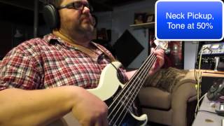 Video thumbnail of "Yamaha BB425x w Factory Round Wound Strings - DEMO - Sound Samples"