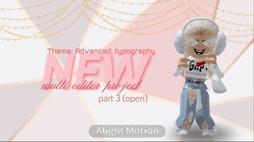 NEW - Roblox Multi Editor Project | CLOSED - Read Description | Pop Nuu