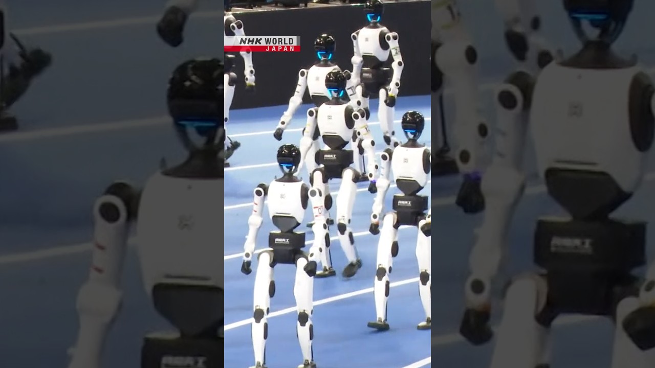 Humanoid robots fight for sports gloryーNHK WORLD-JAPAN NEWS