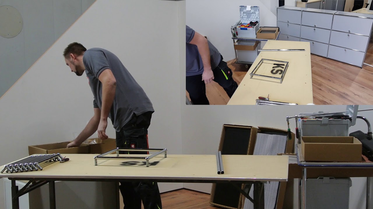 Aufbau USM Haller Sideboard